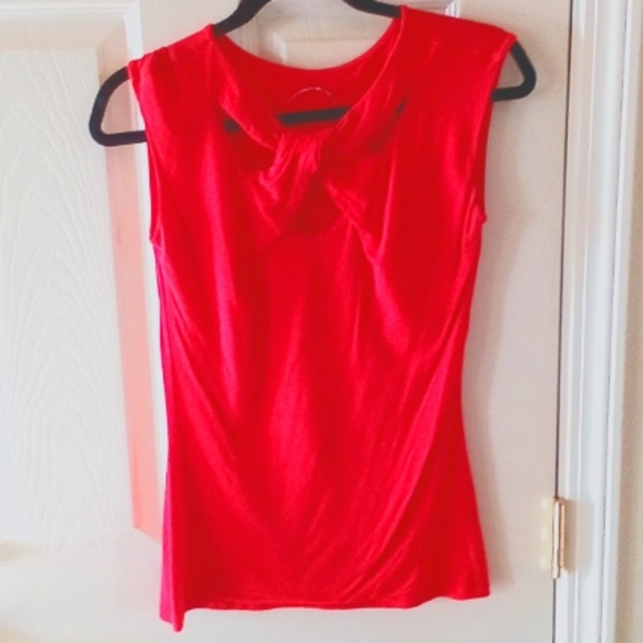 INC. Red Shoulder Tank. MP - Picture 1 of 1